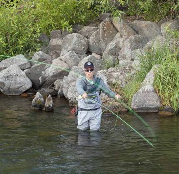 Marco fly fishing in Utah